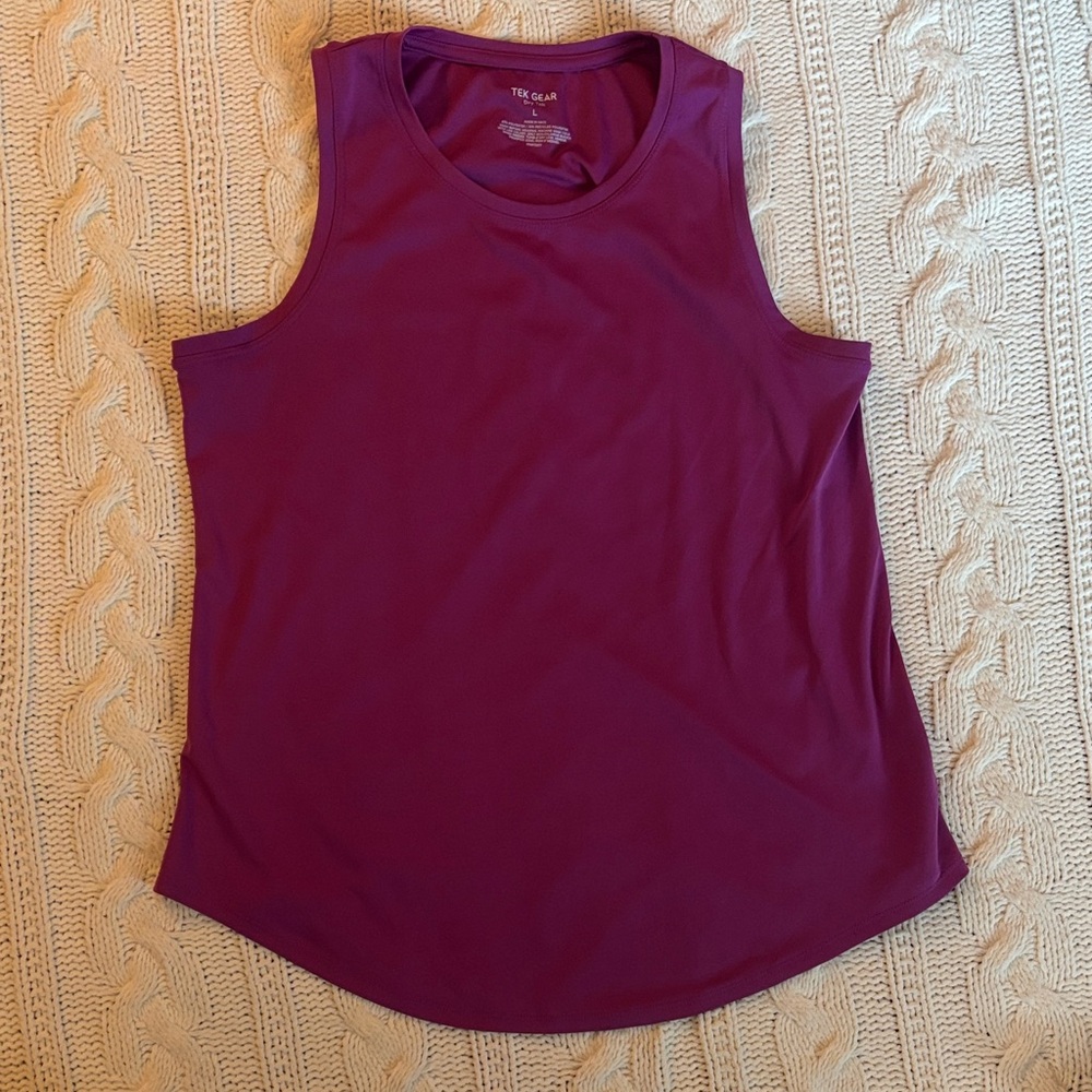 tek gear Plum Performance Sleeveless Tank